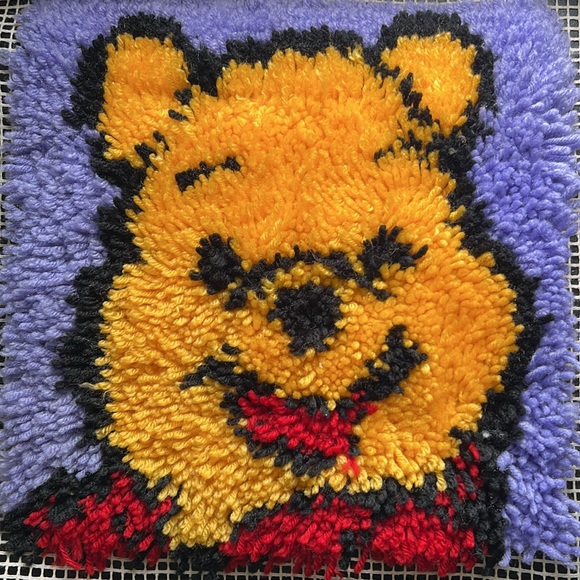 Winnie The Pooh | Completed Latch Hook Rug - Picture 2 of 5
